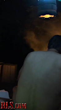 Light Her Ass up Campfire Sex with My Fuck Buddy