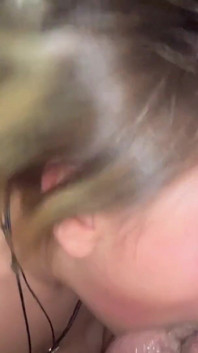 POV Gagging, Sloppy Blowjob & a Big Load of Cum