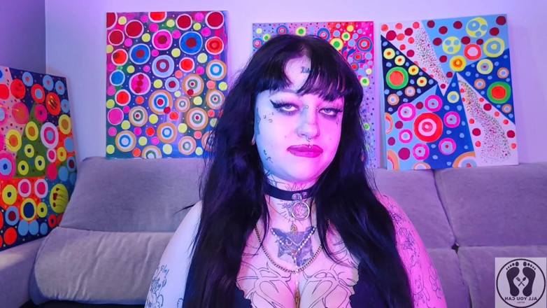All You Can Fetish: Nose Fetish Deedeelove Gothic Beauty Girl