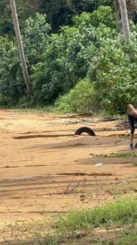 Seks tidak sengaja buatan sendiri - handjob dan pancutan mani di pantai