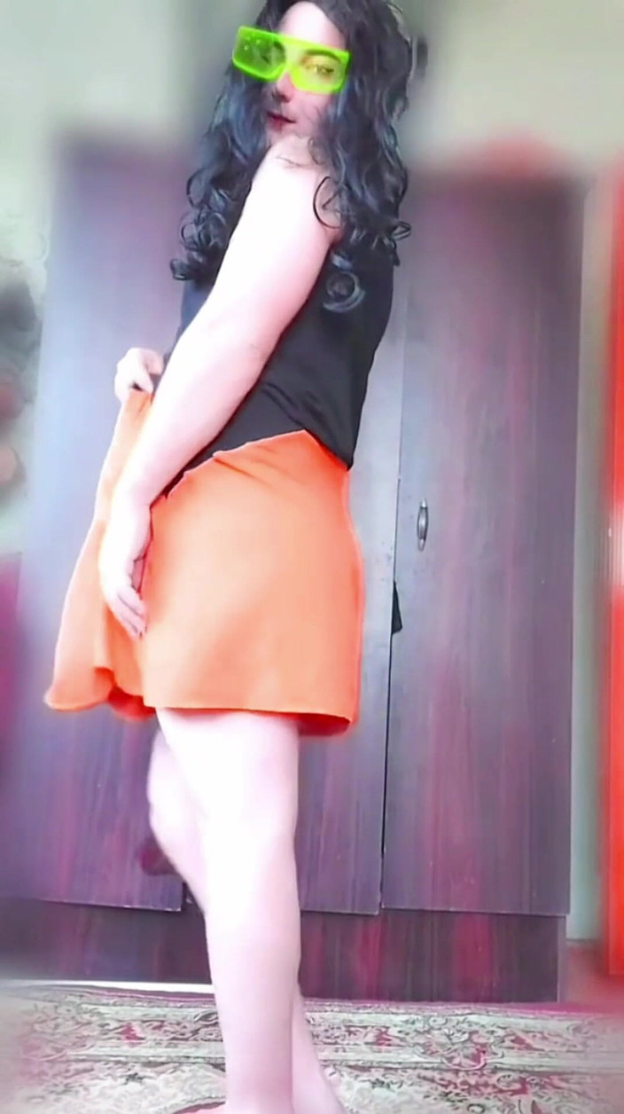 Kitty_Cross: Sissy děvka bílé tělo velký zadek sexy crossdresser