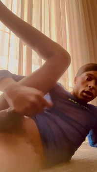 Watch Me Stroke My Cock in My Hotel Window (caught)
