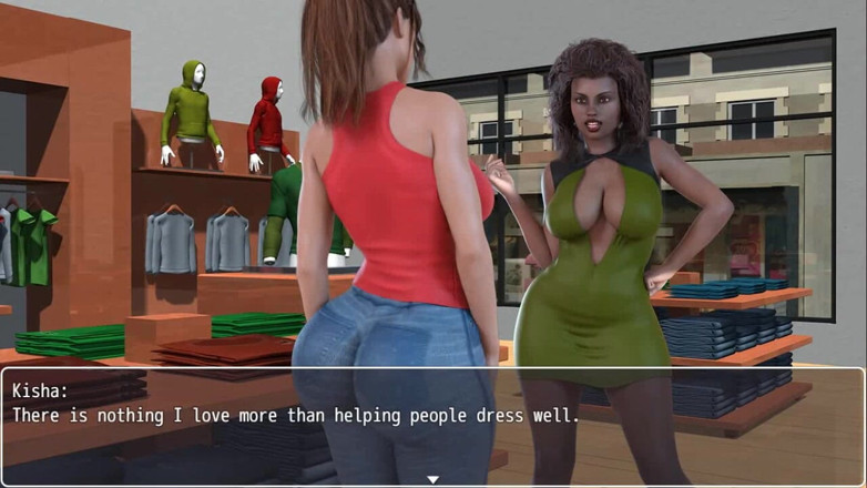 Dirty GamesXxX: Laura, похотливые секреты: сексуальная милфа в магазине одежды, эпизод 4