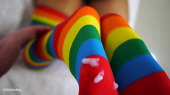 Marlee Kai: Feticismo delle calze tailandesi | Sborra sui piedi