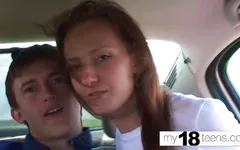 Babes hardcore fuck outside - group sex