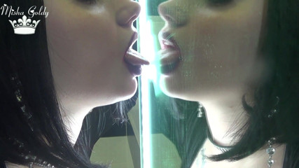 Goddess Misha Goldy: Kiss my huge lips  - and you will be completely mine