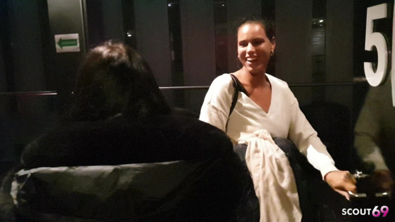 Scout69: Two German Best Friend Teens Give Risky Blowjob at Cinema...
