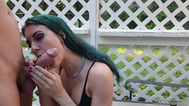 VinceMayVideo: Fick und gesichtsbesamung für meine ehefrau - draußen