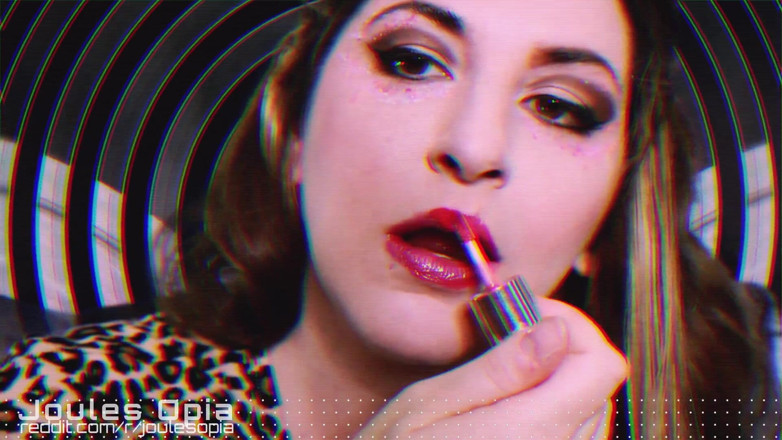 goddessjoules: Plexiglass embrasse le fétiche du rouge à lèvres, asmr