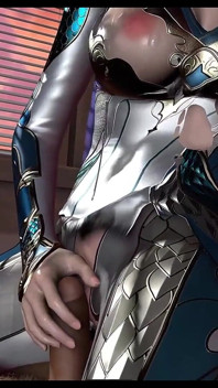 Piękna neuronowa bogini w formie thicc - hentai animacja 3D