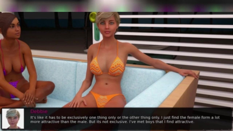 3DXXXTEEN2 Cartoon: Lily mencium seorang awek... Seks kartun lucah 3D