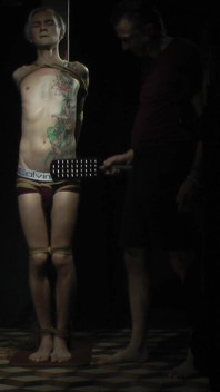 Nicky Tied to Pillar and Electro Paddl Tis2