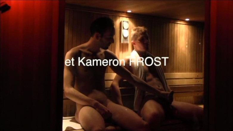 Gaybareback: Fucked in sauna by Kameron Frost