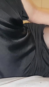 Dani 腿与点黑色尼龙和手套