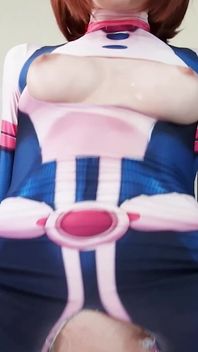 Ochaco Uraraka From My Hero Academia Got a Load of Cum in Her Pussy and Is Ready to Save the World