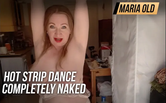 MariaOld: Hot strip dance completely naked from a naughty granny