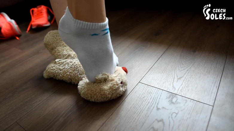 Czech Soles - foot fetish content: Daniela's stomping tedy bear rampage!