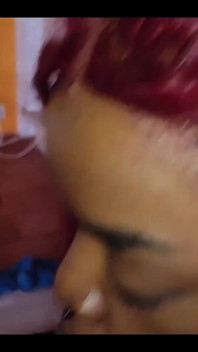 Blowjob deepthroat dan pancutan mani perlahan antara kaum