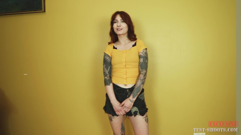Test-Shoots: Cherr Tattooed Teen in Nude Video Casting
