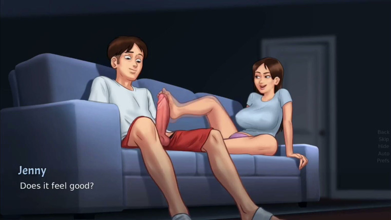 Xr Gamer: Debbie dává Anonově obrovskému monstróznímu ptákovi překvapivé footjob - letní sága...