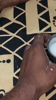 First Milking Video One Glass of Milk From Breast
