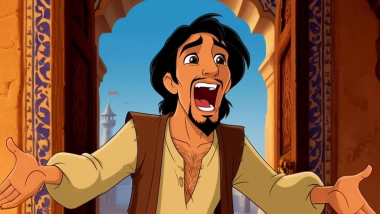 Octopussy Lovers Club: 茉莉公主，阿拉丁的戴绿帽子的妻子。卡通模仿