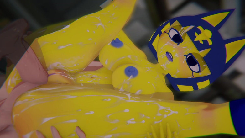 Tomu aisuman: [animal Crossing] - Ankha Entering the Zone (riding the Villager &amp; POV Zone...