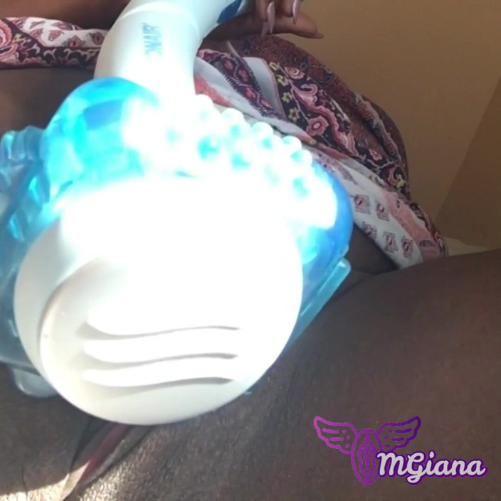 OMGiana Uncensored: Giana Gets Horny and Cums Hard with Her Back Massager