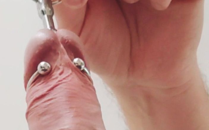 Amreis: Hardcore-handjob mit schwanz und eiern ring! Schwanz ficken, harnröhre und...