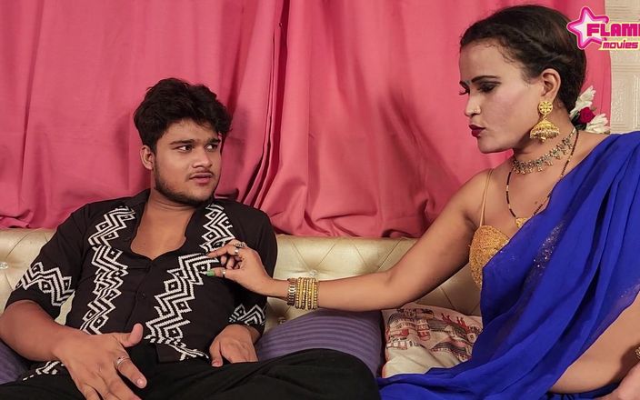 Flame Movies: Büyük memeli sütlü yenge sevgilisiyle sert seks yapıyor