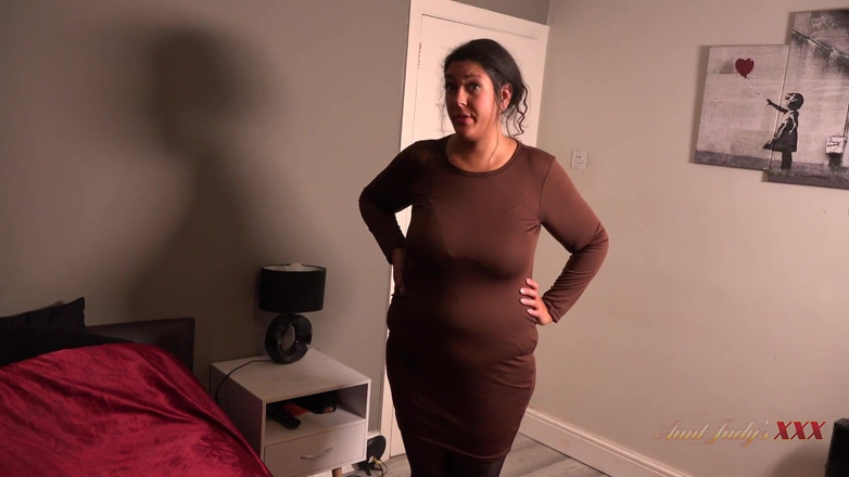 Aunt Judy's XXX: AuntJudysXXX - Your Busty BBW Landlady Cassy Catches You with Her...