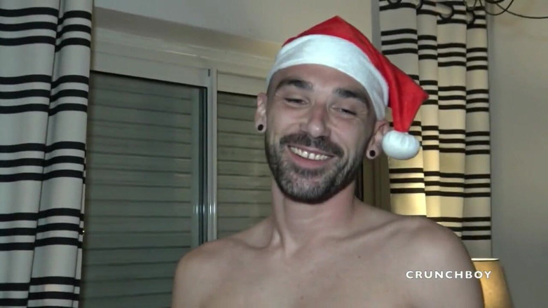 My first time with a boy: Straight boy fucked raw by his friend for funny Christmas