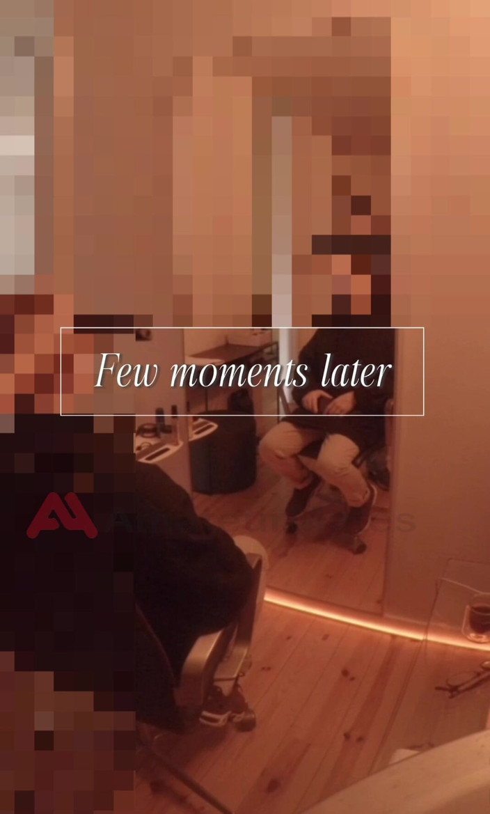 AmateurBoysPissing: Il servizio inaspettato del cliente etero il barbiere intimo - versione...