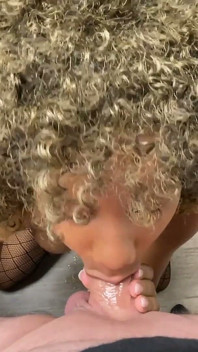 Jenna Foxx Blowing Cum Bubbles