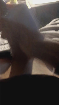 Teasing with His Thick White Cock