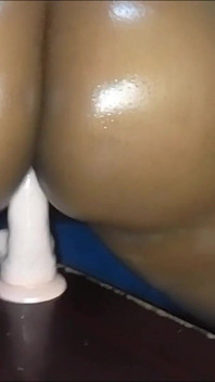 Close up Riding and Twerking on My Dildo