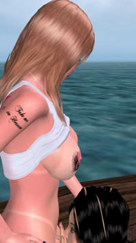 Animated 3D Cartoon Fantasy: Asian Girl's Encounter with Shemale on Pirate Ship