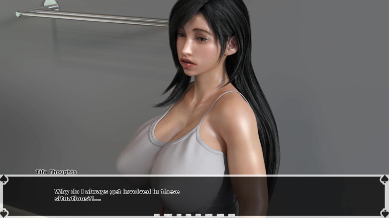 Dirty GamesXxX: La fille du paradis noir de Tifa trompe son copain...