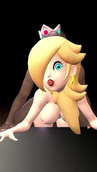 Rosalina bedriegt Mario met een vreemde in op zijn hondjes-positie