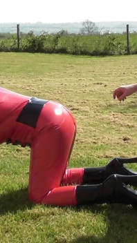 Fucking outdoor in PVC