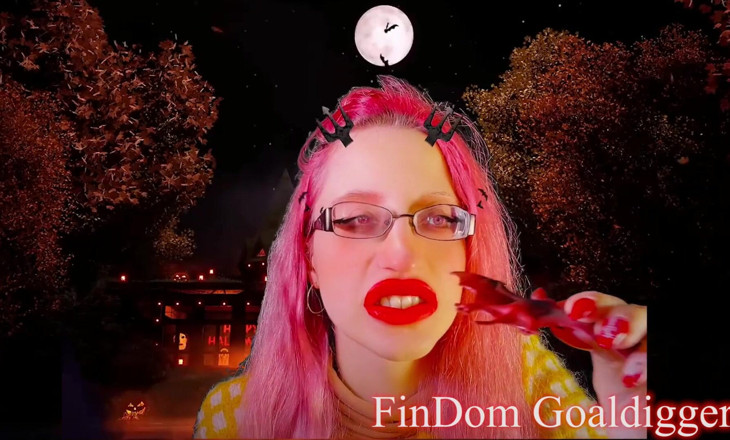 FinDom Goaldigger: Halloween dekoration transformation