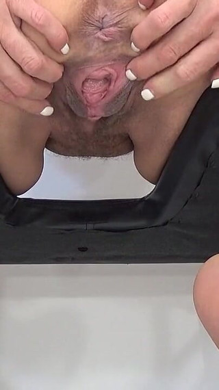 Thumbnail of Solo Mature Busty Aunt with Pissing