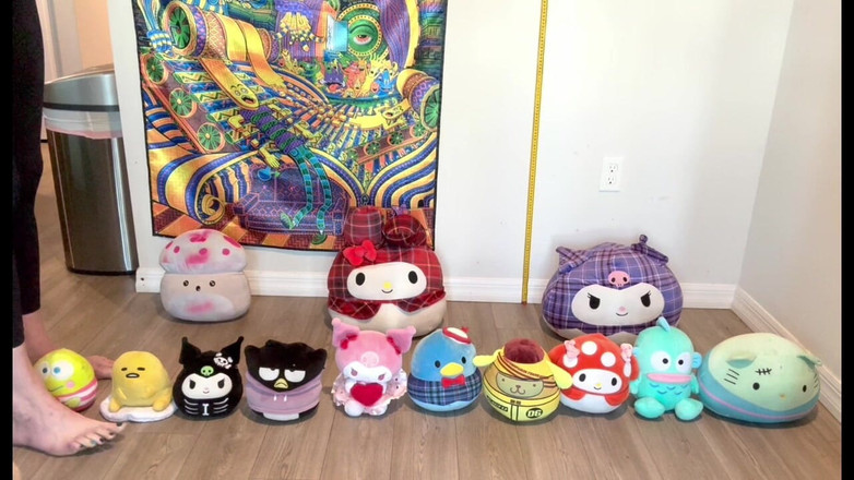 Peppermint Giantess: Plushie Stomp - collezione di giocattoli imbottiti fino a 16 piedi