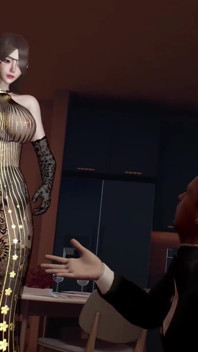 Une MILF asiatique BBW en 3D taquine une jeune grosse bite pour se faire baiser la chatte