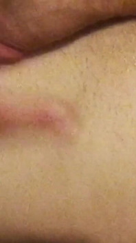 Fresh Cumshots Pooling and Still Full Hard Erect Clitty
