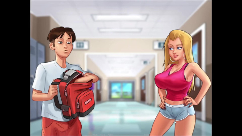 LewdArcade: Summertime Saga Roxxy [01] Animation Collection [part 34] Nude Sex Game Play [18+] Adult...
