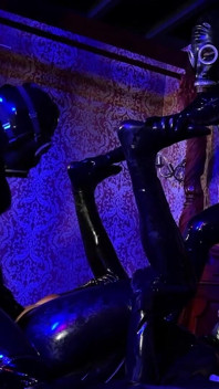 Pegging in Heavy Rubber and Gas Masks