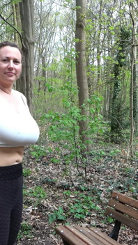 Boy Seduce German Curvy BBW Mature Kathy Deep to Suck His Dick at Public Place