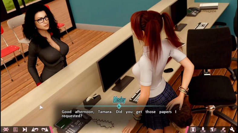 Miss Kitty 2K: Double devoirs ep9 - partie 52 - je les reçois tous les deux...