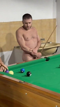 Sr Carmona E Victor Ferraz Jogando Bilhar Pelados